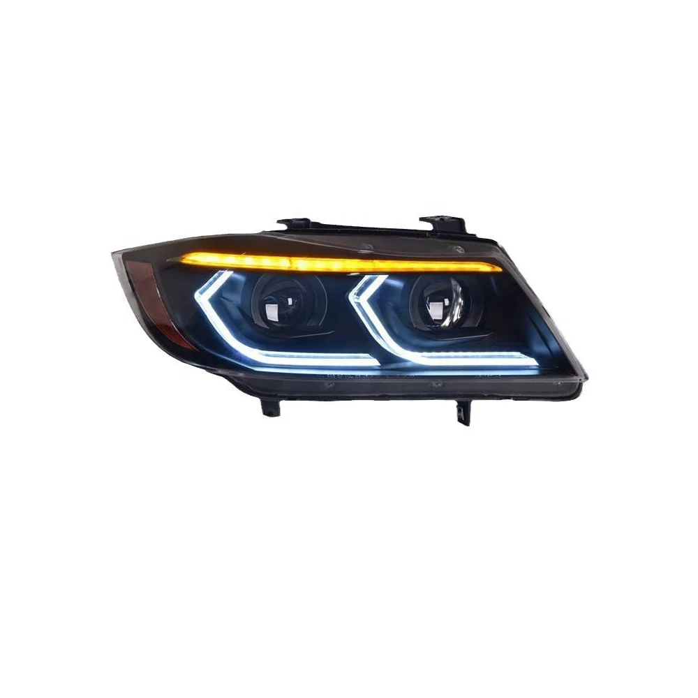 Auto-y New Modified Laser Headlight for BMW 3 Series E90 E91 2005-12 Upgrade Bi-Laser Lens Low Beam Light for BMW E90 Headlight