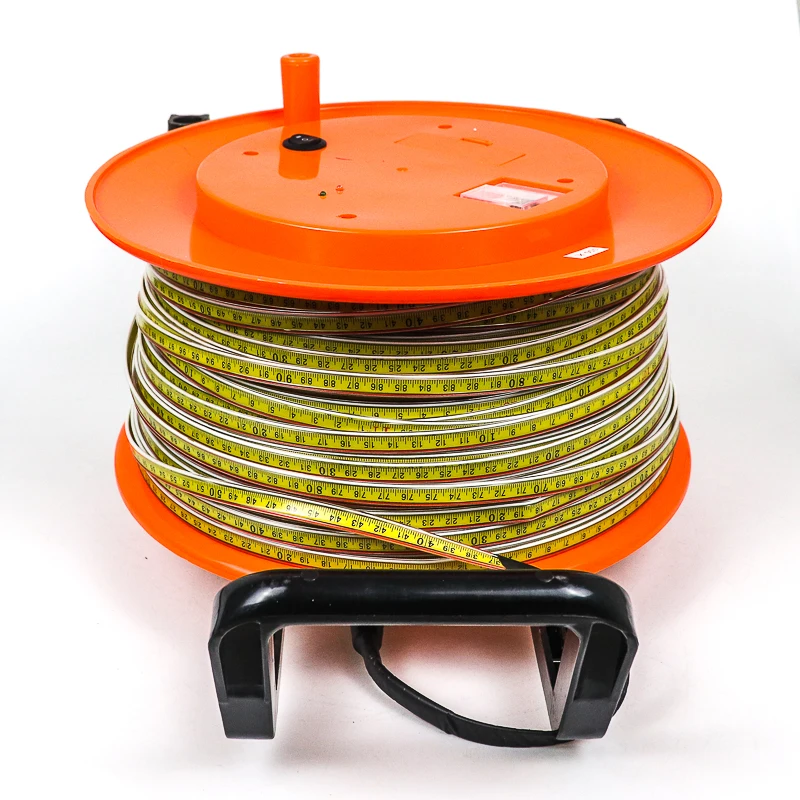 30m-500m Portable Deep Well Water Level Indicator Steel Ruler Water Level Gauge