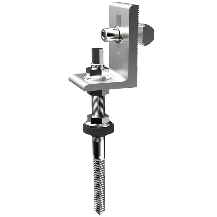 Wholesale Aluminum Alloy Solar Mounting roof Bracket L Foot OF Home Roof Solar Mounting