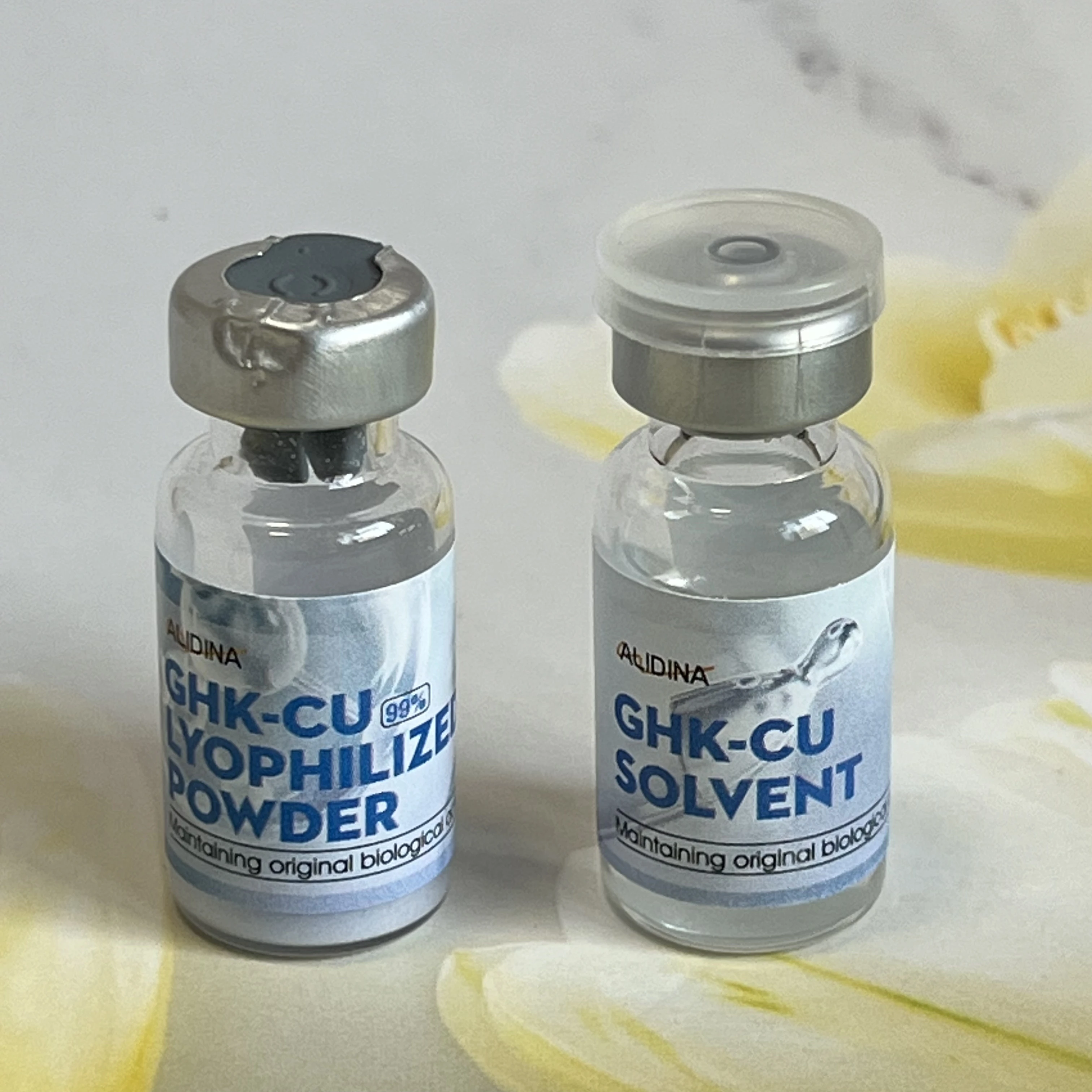 99.99% Purity Blue Copper Peptide Ampoule Essence Repair Facial Hyaluronic acid Moisturizing Rejuvenation Anti-Aging Skin Care