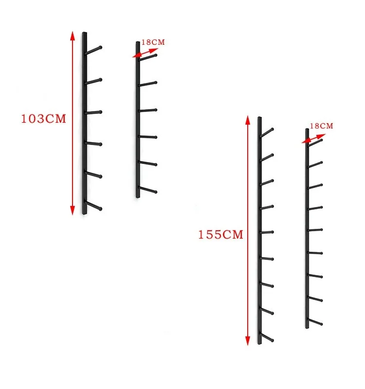 Wall Mounted Yoga Mat Storage Rack Gym Rack Fitness Equipment Storage Yoga Mat Holder Wall Mount Carpet Rack