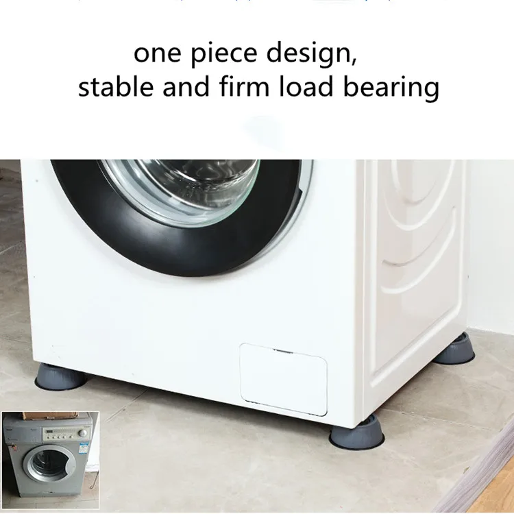 New Household Products In Repair Silicone Round Rubber Anti Vibration Washing Machine Non-slip Mat Fixed Rubber Base Damping Pad