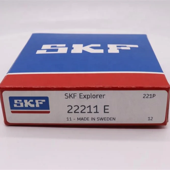 Original SKF Self Aligning Roller Bearing 22210E 50mm*90*mm23mm SKF Spherical Roller Bearing