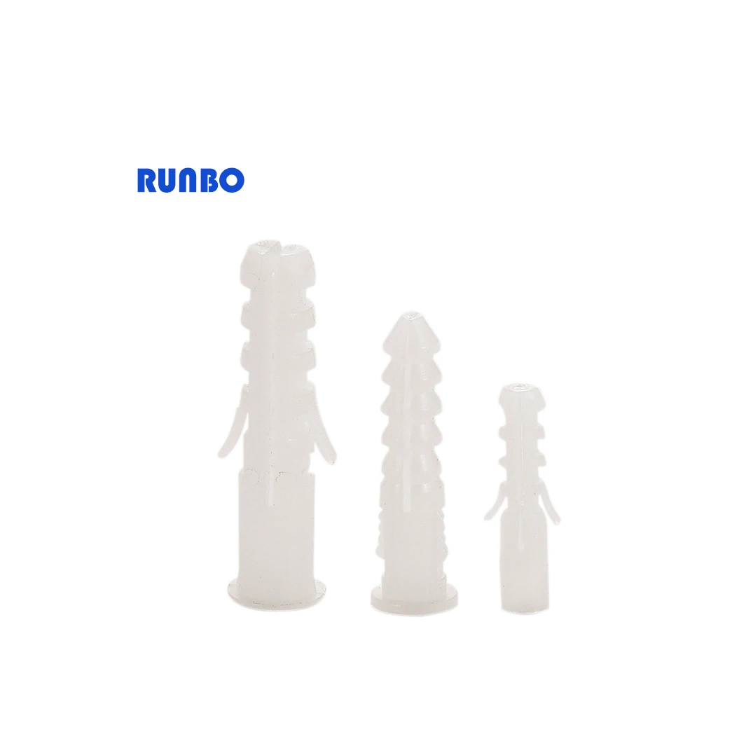 Factory Supply Minimal Damage Expansion Plastic Screw Plastic Expansion Anchor Bolt