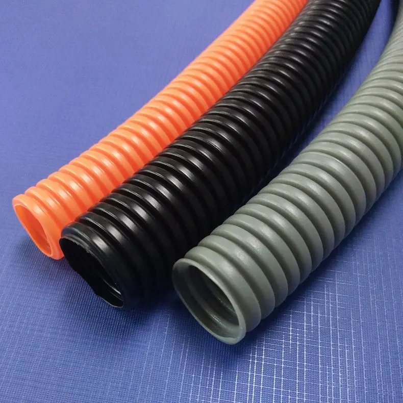 Hdpe cable management tubes cable organizing pipe spiral wire wrap tube