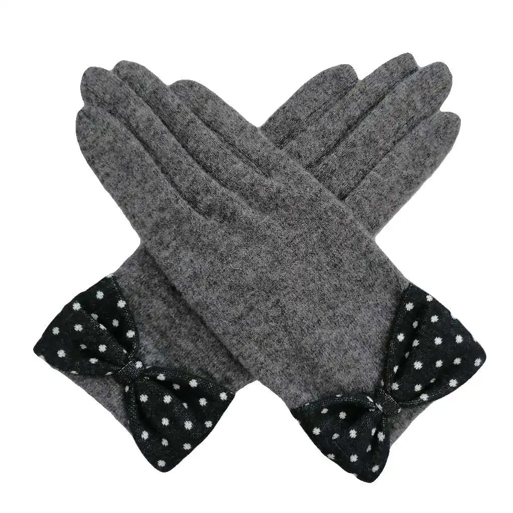 
Knitted winter women fitted fashion comfortable warm wool gloves 