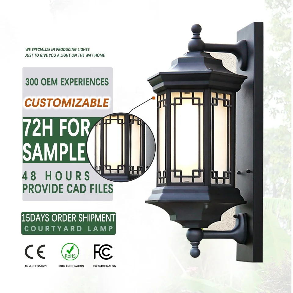 Modern Style LED Wall Mount Fixture Decorative Outdoor Lighting Waterproof Garden Outdoor Wall Light lamps