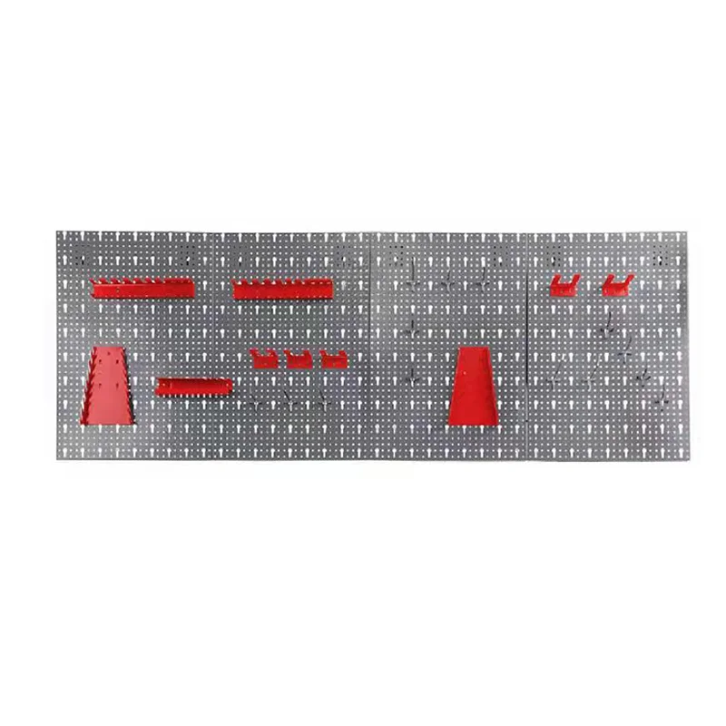 Factory supply wall mounted  board accessories hanging pegboard tool display steel panel on the wall organizer