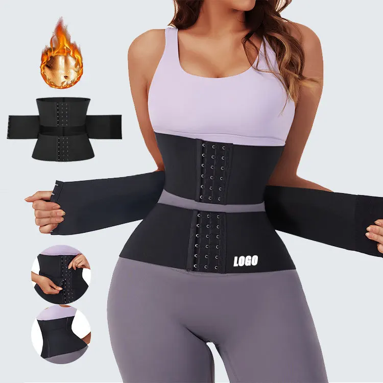New Women Latex Plus Size Gym Yoga Waist Trainer Shaper Fitness Waist Trimmers Corset Shapewear