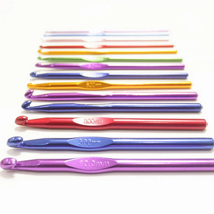 Single Heads Aluminum Crochet Hook Knitting Tool