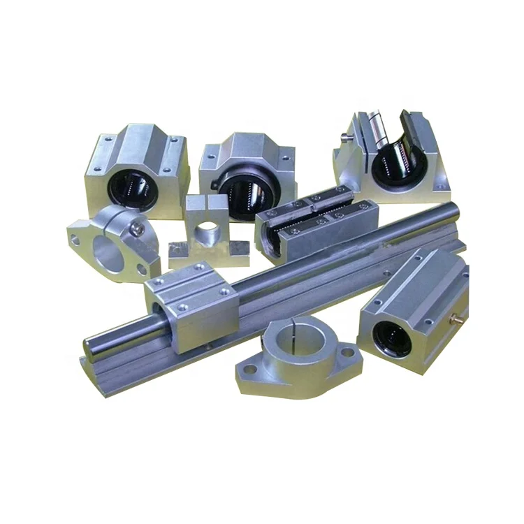 Алюминиевый линейный направляющий подшипник SBR20UU SBR20LUU, Круглый линейный вал, опорный стержень, направляющая SBR20