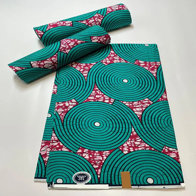 
Wholesale Tissus Veritable Cotton Wax Africain Java Wax Print Fabric  (62363728912)