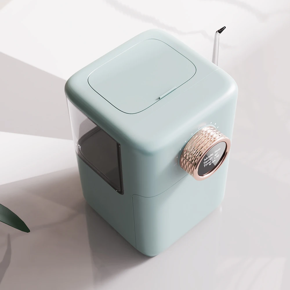 USB Rechargeable LCD Screen Oral Irrigator Family Home Set Dental Care Teeth Whitening Water Flosser With UV Disinfection