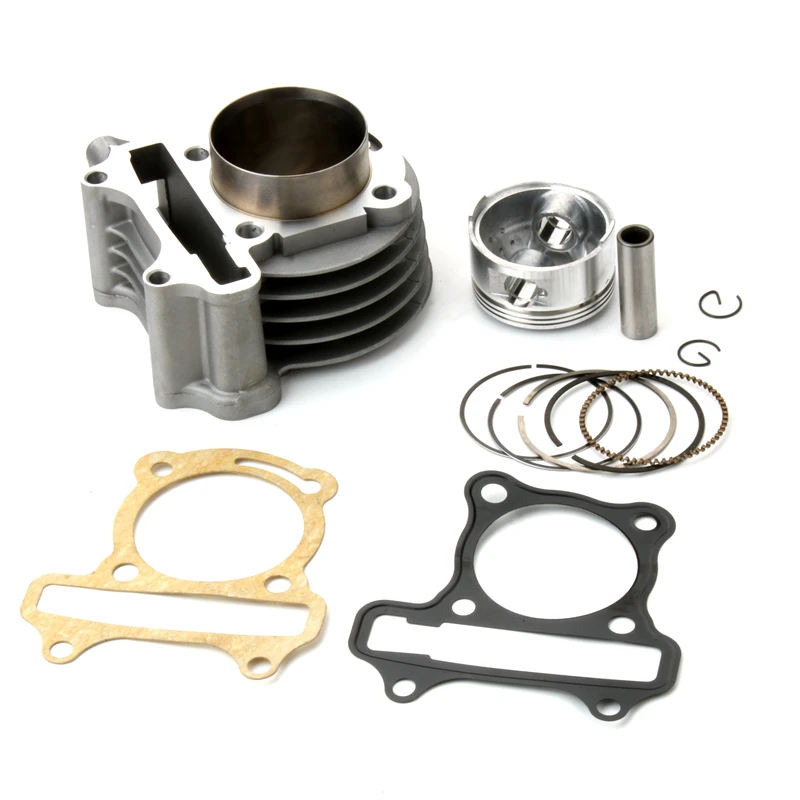 Scooter 60cc 80cc 100cc 110cc Big Bore Racing Cylinder Kit For Peugeot Kymco SYM GY6 50cc 139QMB 44mm 47mm 50mm 52mm 4T Engine