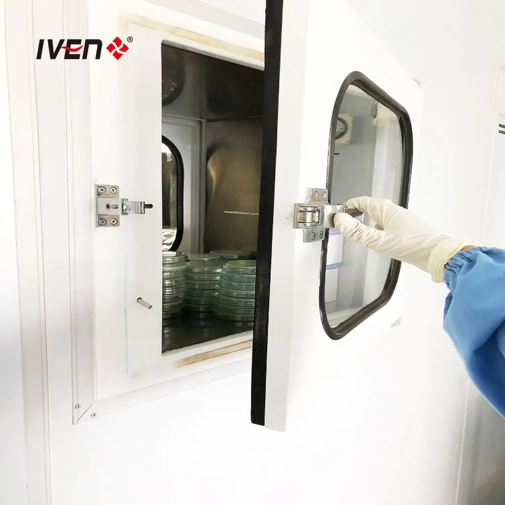 Pass Small Items Between Clean Area and Non-clean Area Cleanroom Clean Room Pass Box for Pharmaceutical