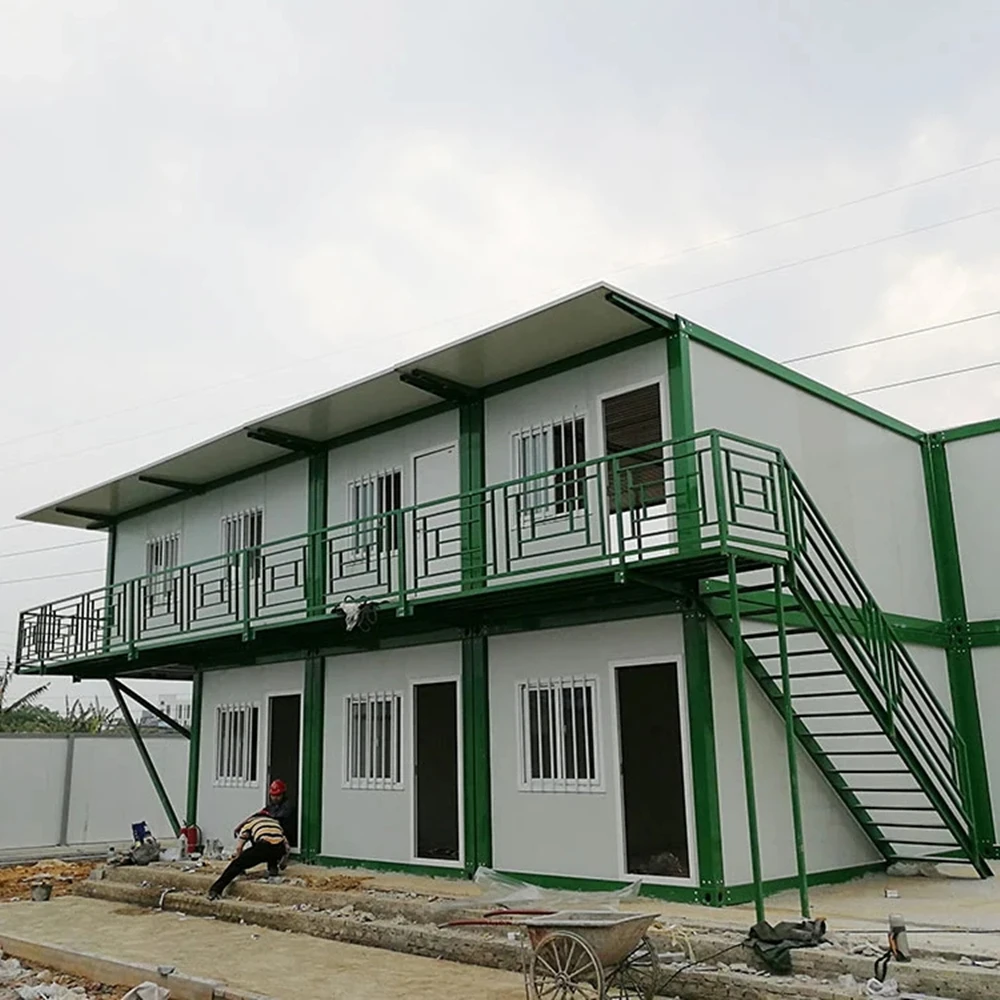 Hot Sale 2 Floors Safari Tent Solid Wood Prefab House Villa for Hotel Resort