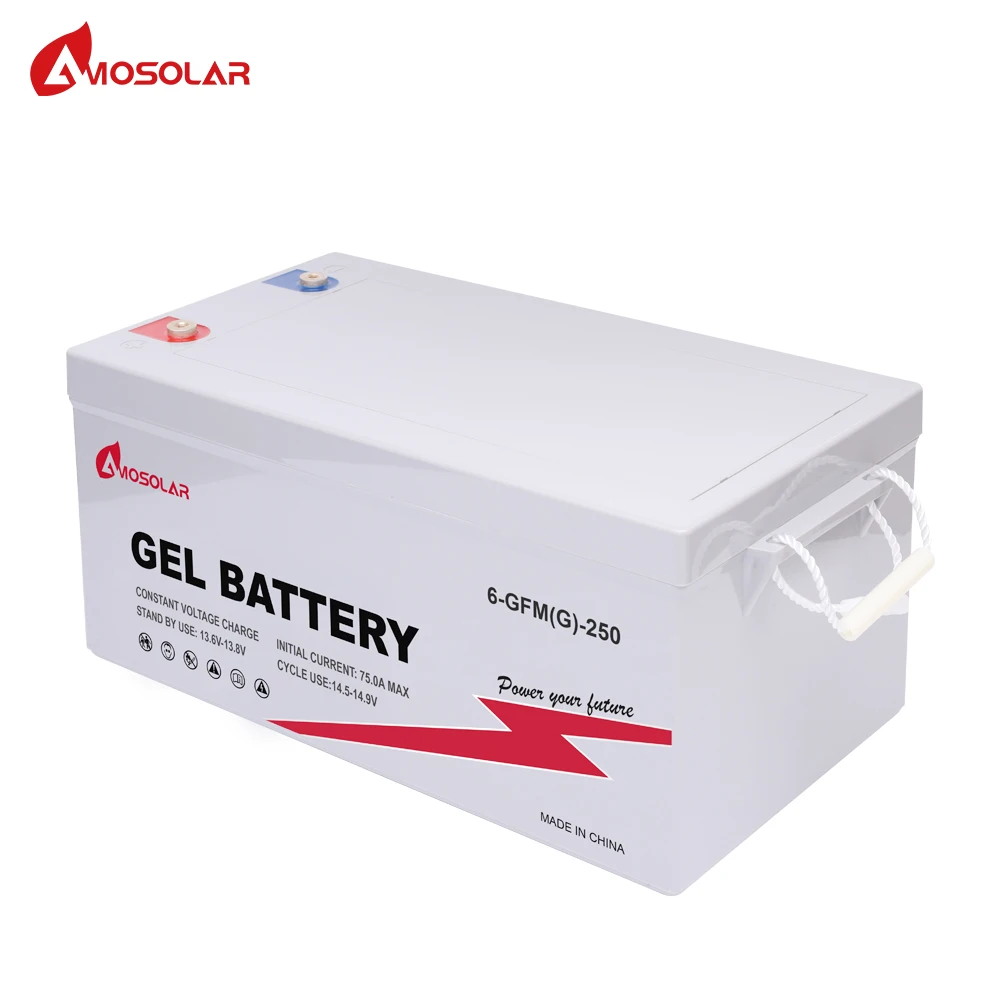 Warranty  Energy Storage Gel Battery  2v 12V 200Ah 100Ah 250Ah 500Ah Deep Cycle Lead Acid Battery 400Ah AGM Solar Battery