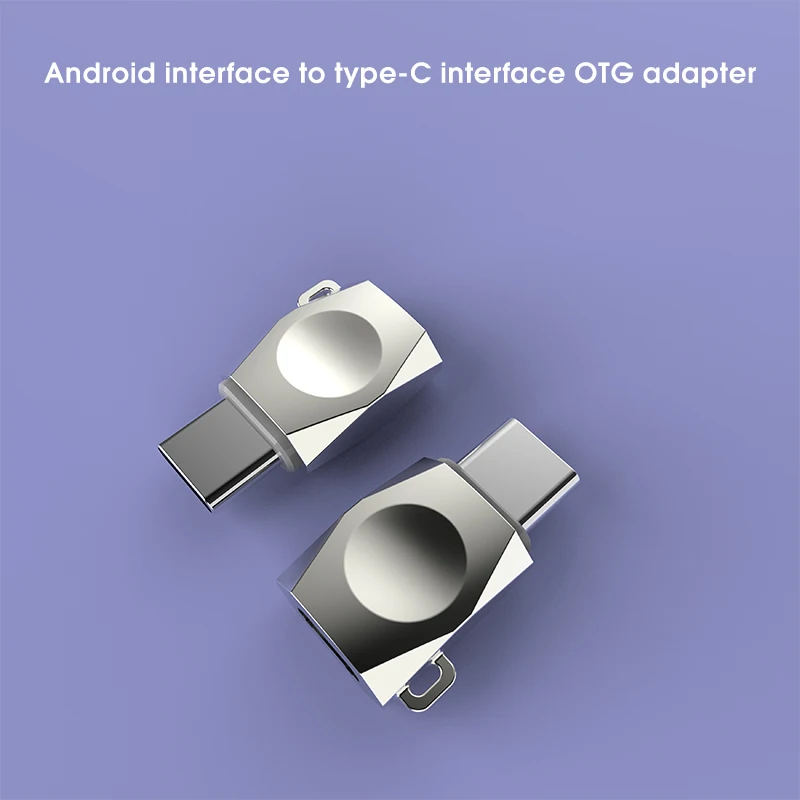 
Zinc Alloy Micro 5 Pin Female To Type C Male Adapter USB C OTG Converter For Smartphone 
