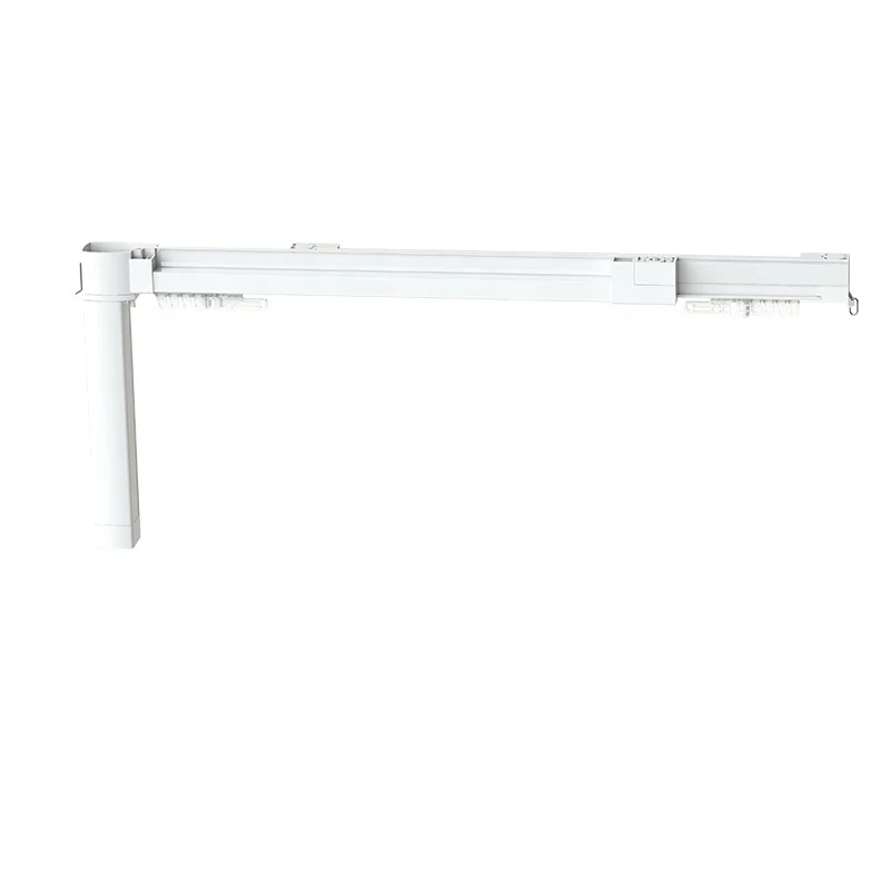 Telescopic electric  curtain Curtain Electric And Motorized Rail Metal Auto Adjustable Track Motor
