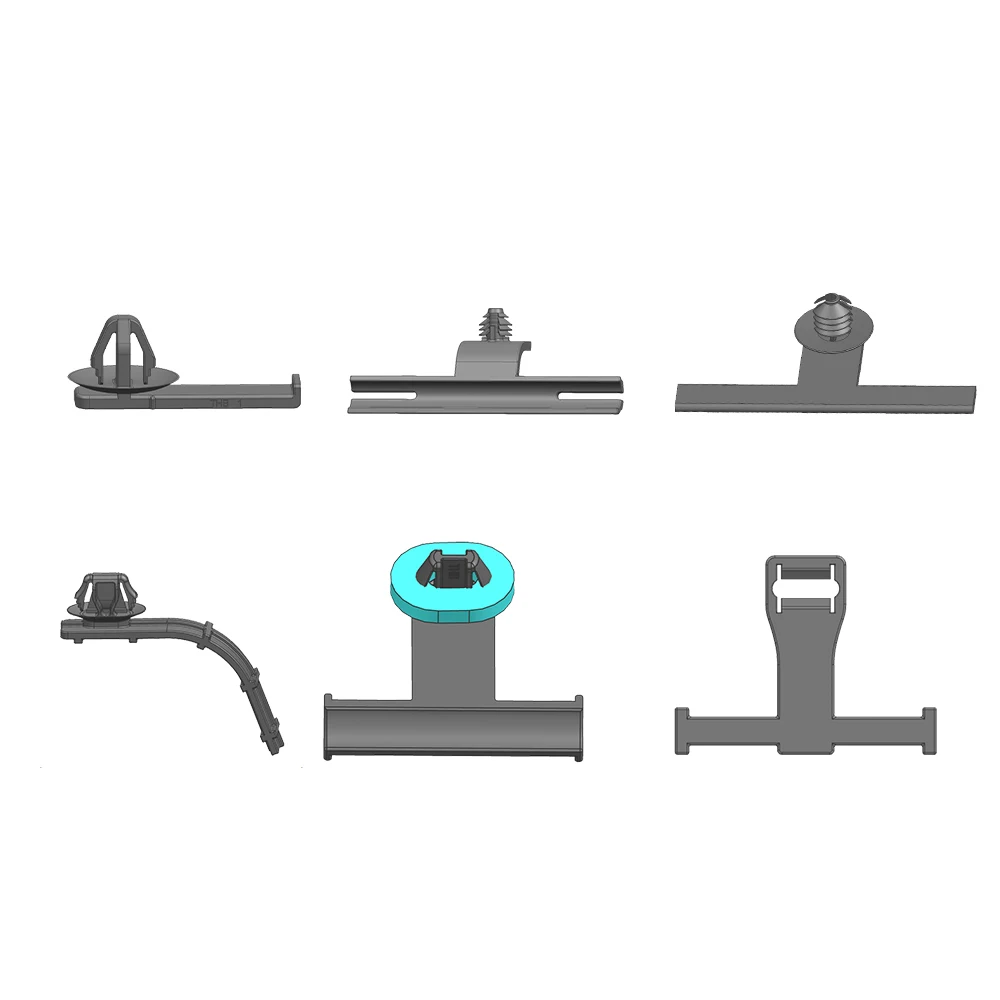 Heat-resistant clips Car Accessories clips ISO IATF Auto plastic harness clip