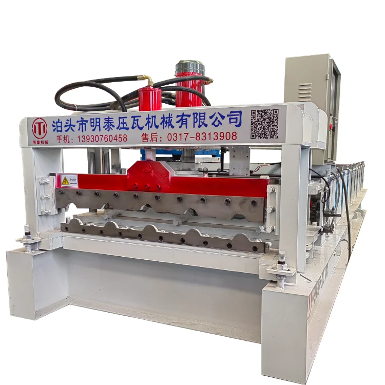 Mingtai glazed bamboo tile roofing sheet roll forming machine
