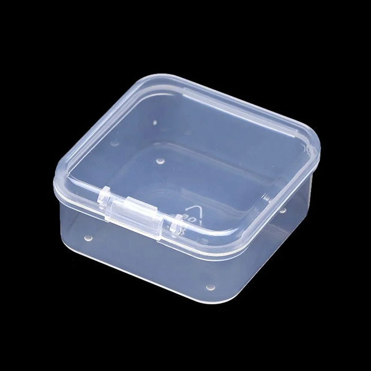 A43 Small Plastic Containers, Factory Direct Rectangular Transparent Plastic Organizer Packaging Storage Boxes