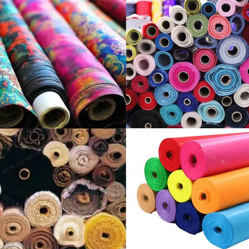 Fabric roll to sheet cutting rolling machine