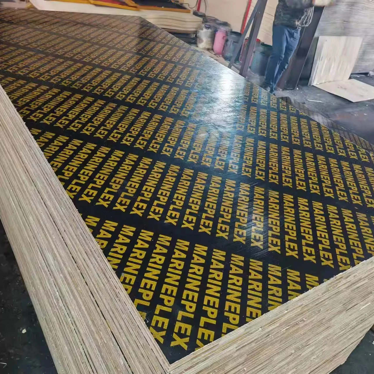 Wholesale Cheap Construction Film Faced Marine Plywood 1220*2440 film faced plywood for qatar price