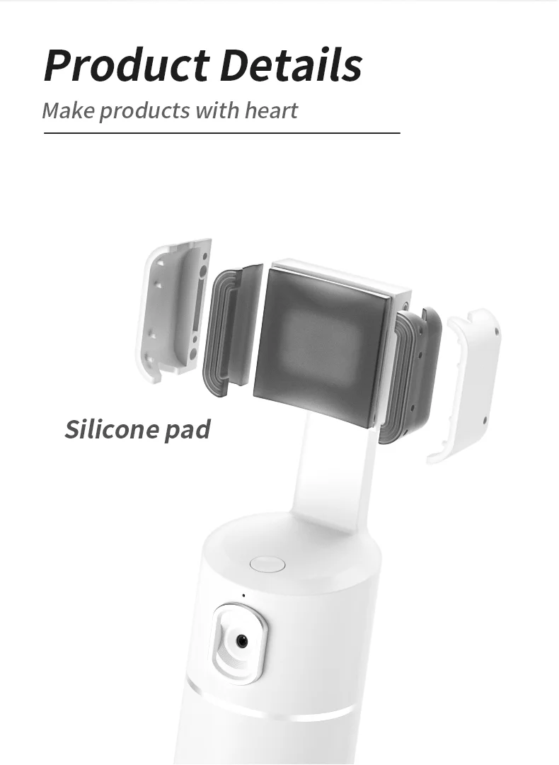 Хорошее качество ai automatic Штатив для селфи с отслеживанием лица Водонепроницаемый держатель для телефона Автомобильный держатель для телефона