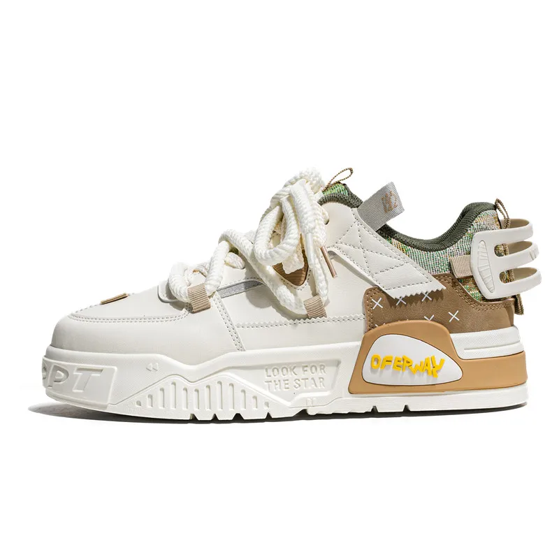 Wholesale Fashion Sneakers High Quality Men Chunky Running Shoes Thick Bottom Leisure  Sport Walking Shoes