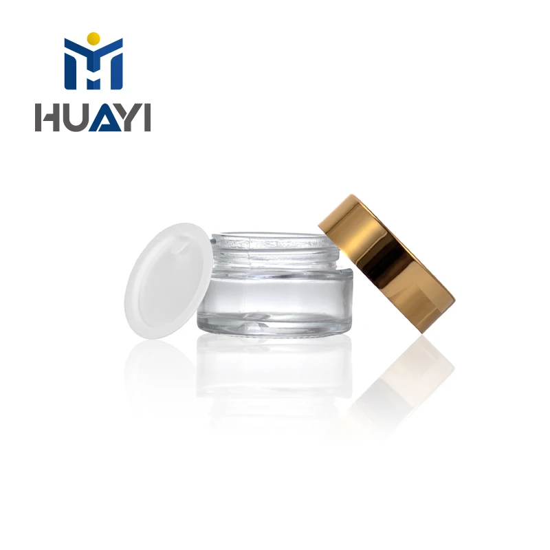 30ml 50ml 100ml Custom Colored Skin Care Screw Type Glass Cosmetic Jar