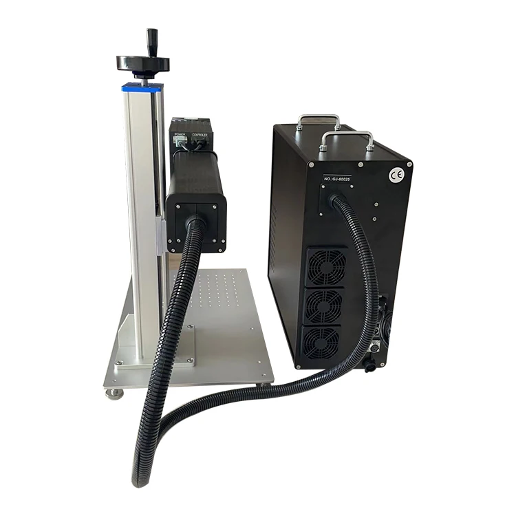 2024 Most Popular Separate Portable Mopa 3D Fiber Laser Marking Machine for Metal Rubber Plastic