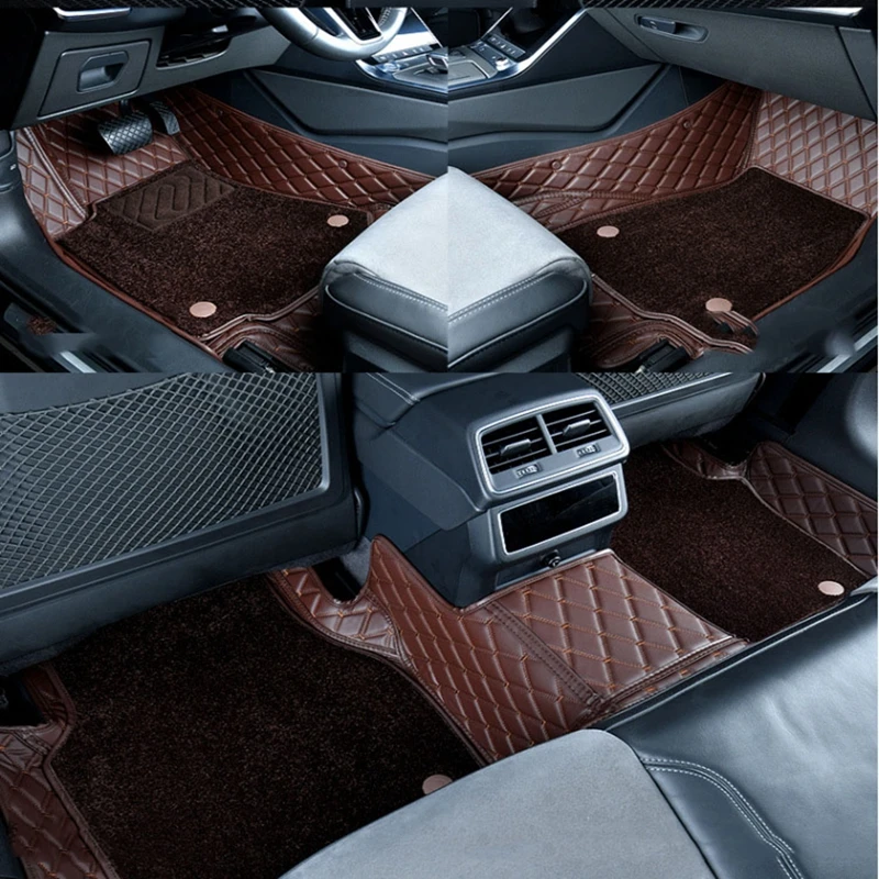 High Quality Selling Four Seasons General Good Quality Silk Ring Non-slip Waterproof Car Foot Mat Suitable For Nissan Cars