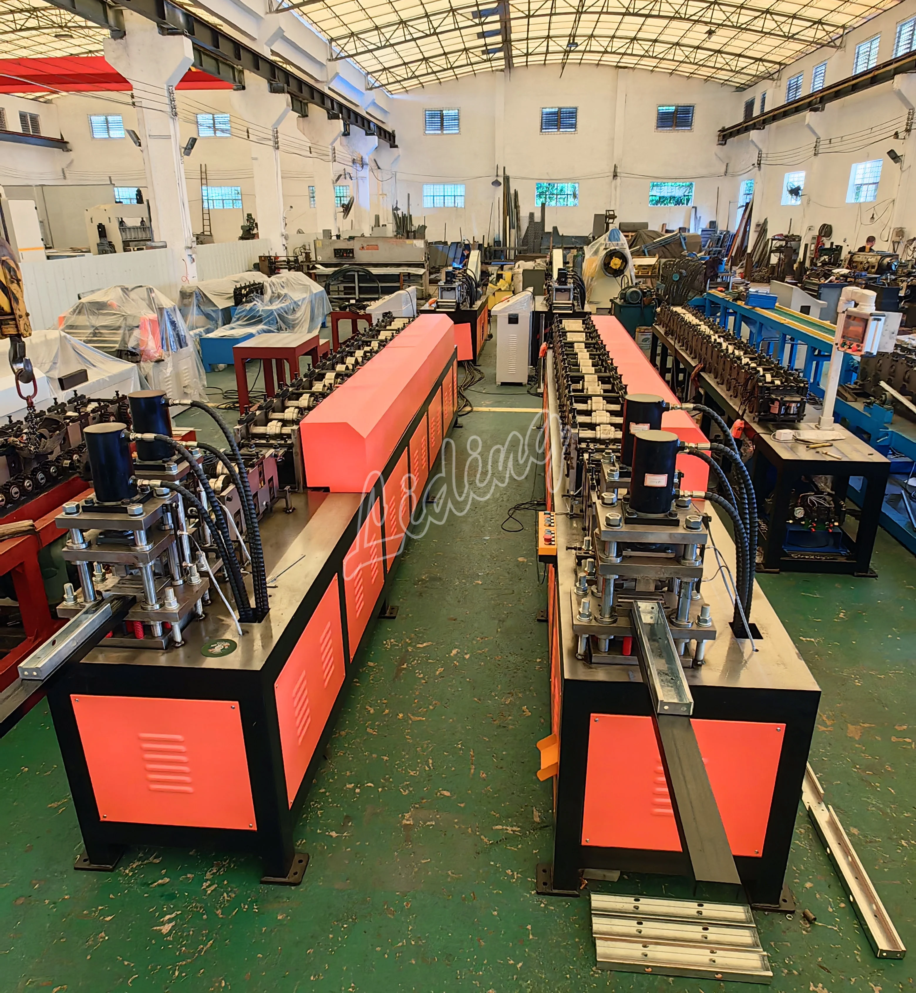 air blower base roll forming machine Metal Steel C Z U Profile Interchangeable Purlin Cold Roll Forming Making Machine