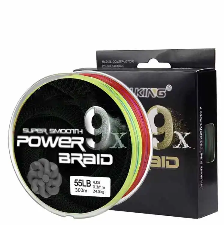 Pe Super Strong Multilament Braided Wire Fishing Lines Rope Paper Box Monofilament Fish Line New 0.6#-6# 100m 300m 500m 9 Strand