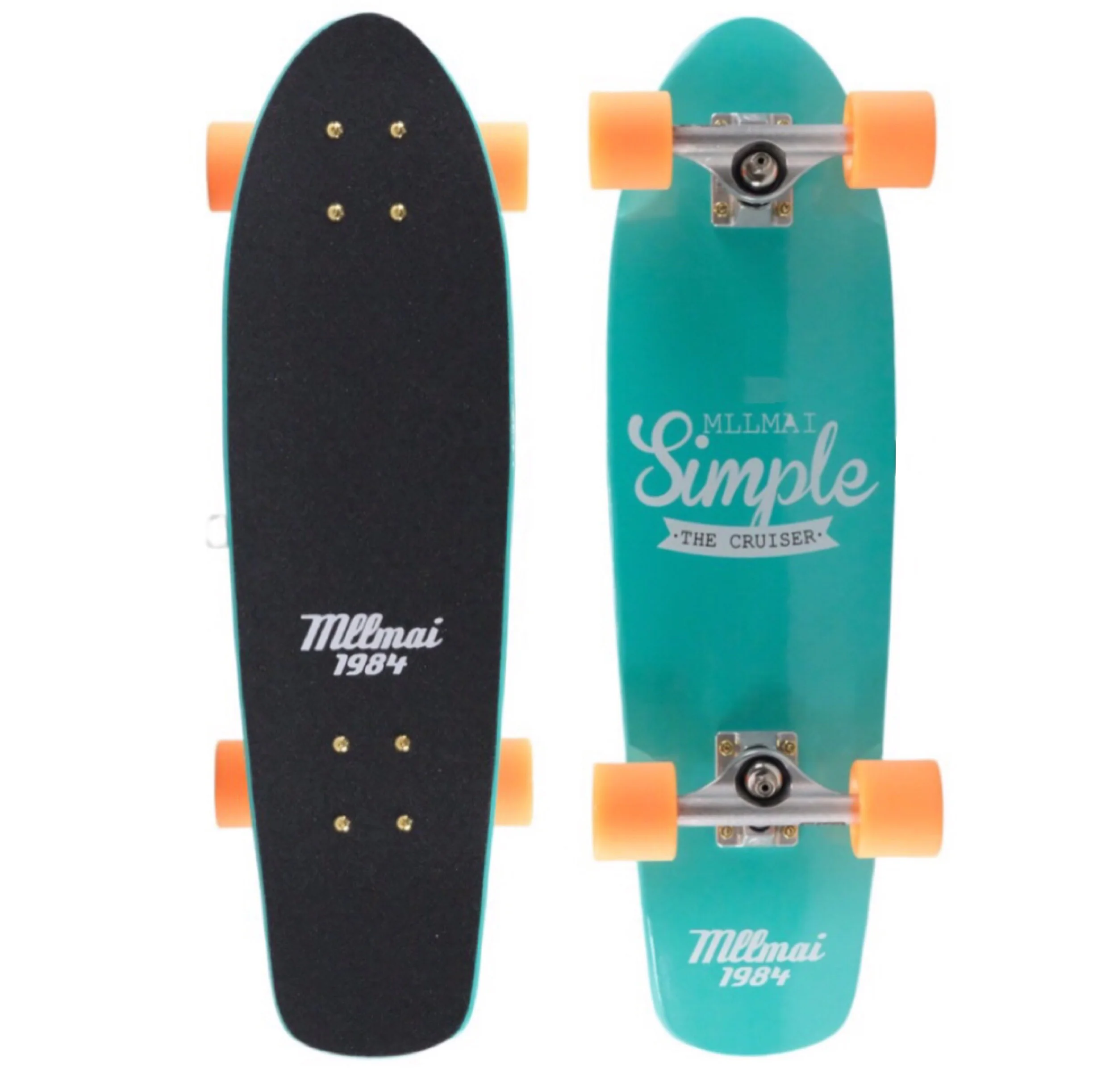 
Professional Custom Deck Pattern Mini Cruiser Retro Skateboad for teens beginners Adults 