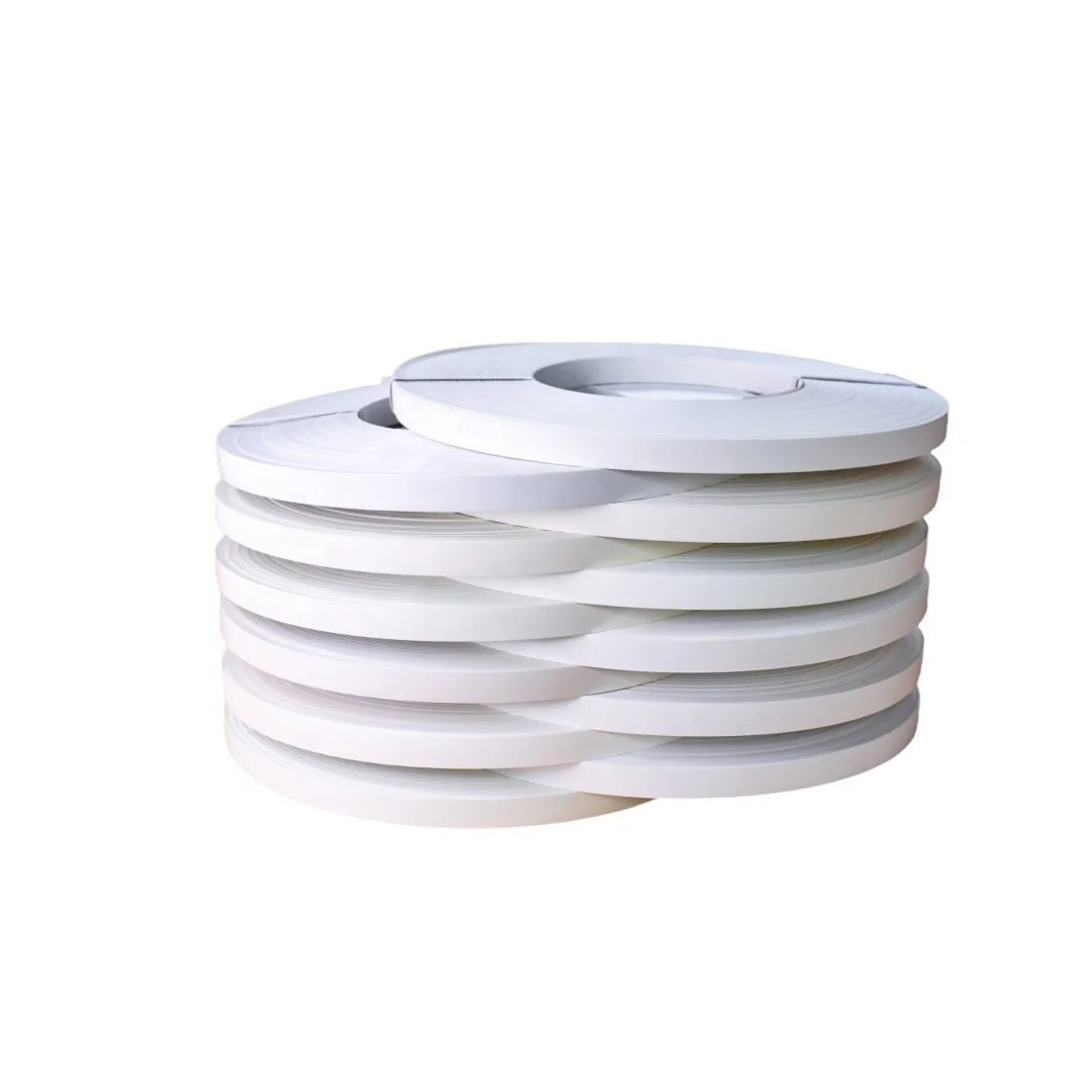 High Quality White ABS/PVC Edge Banding Smooth Eco-Friendly Plastic/Wood Furniture Cover Enhances Cabinet Decorative Strip