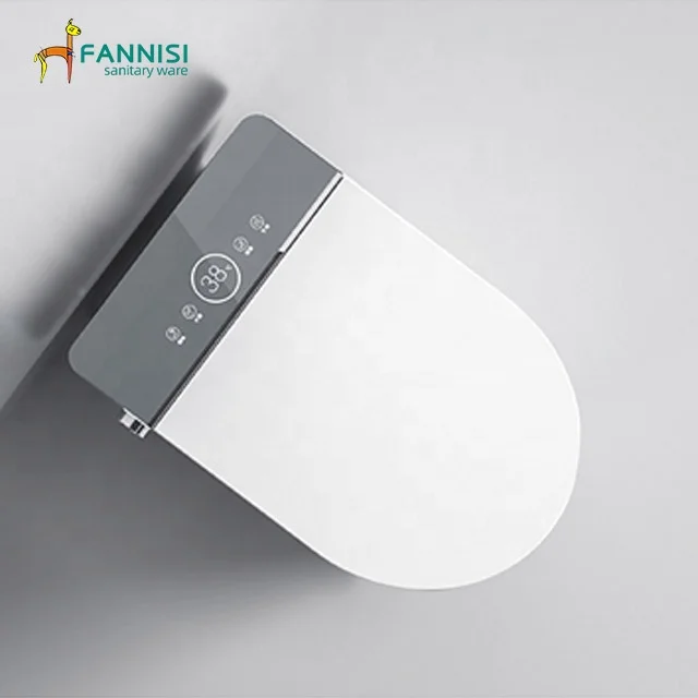 2021 FANNISI New Design Automatic Intelligent Flush Toilet Seat Cover Toilet Intelligent Smart Toilet