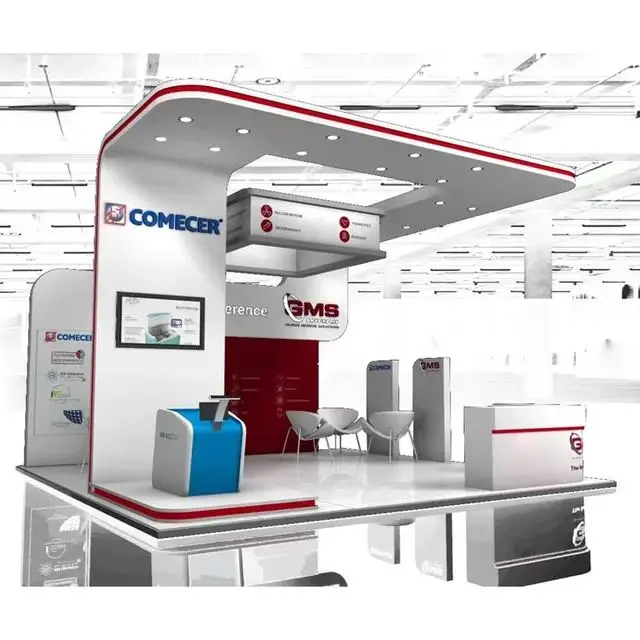 Factory Direct Recycle System Booth Aluminum Modular Exhibit Fair Stand Expo Trade Show Booth Tension Fabric Tradeshow Backdrop