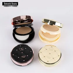 Romantic Beauty Oil-control Face Setting Foundation Makeup Powder 2 Colors Face Waterproof Long Lasting Pressed Powder