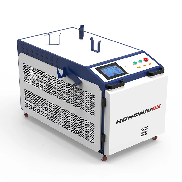 Hongniu ручной Металл cnc углеродистая сталь волокно 1000 Вт лазерная Очистка для продажи
