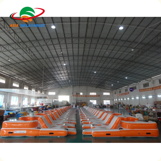Floating Water Lounge Raft inflatable swimming looating island inflatable water floating bar with tent