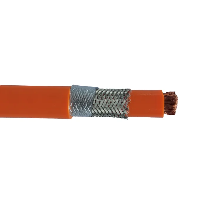 95 mm2 High voltage cables with shielded flexible triple layer insulation Liaison with batteries and electric motors cable