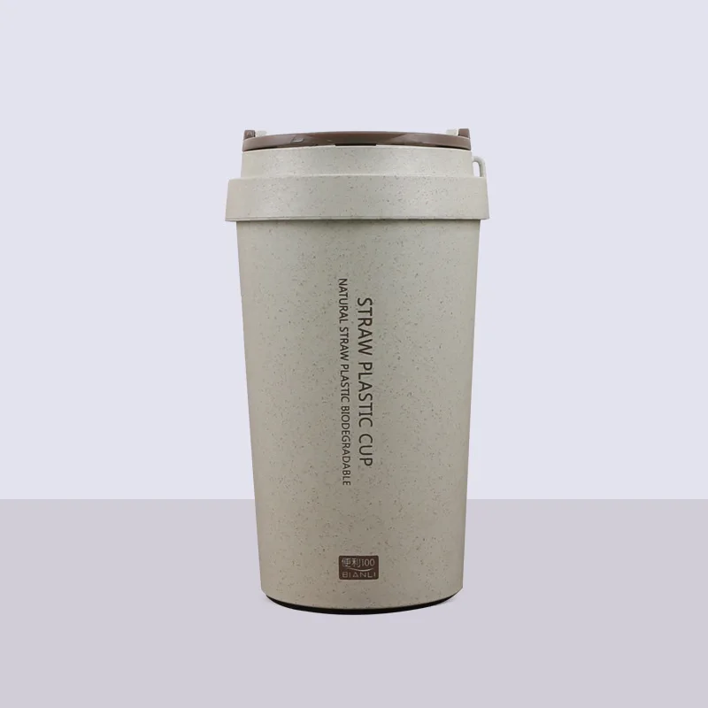 Экологически чистая многоразовая Современная кружка Coofee с логотипом на заказ рисовой