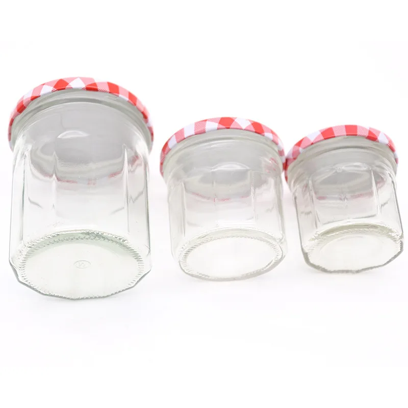 Empty Clear Mini 75ml 100ml 150ml Bird Nest Packaging Virgin Coconut Oil Bottle Glass Jam Bottles For Honey