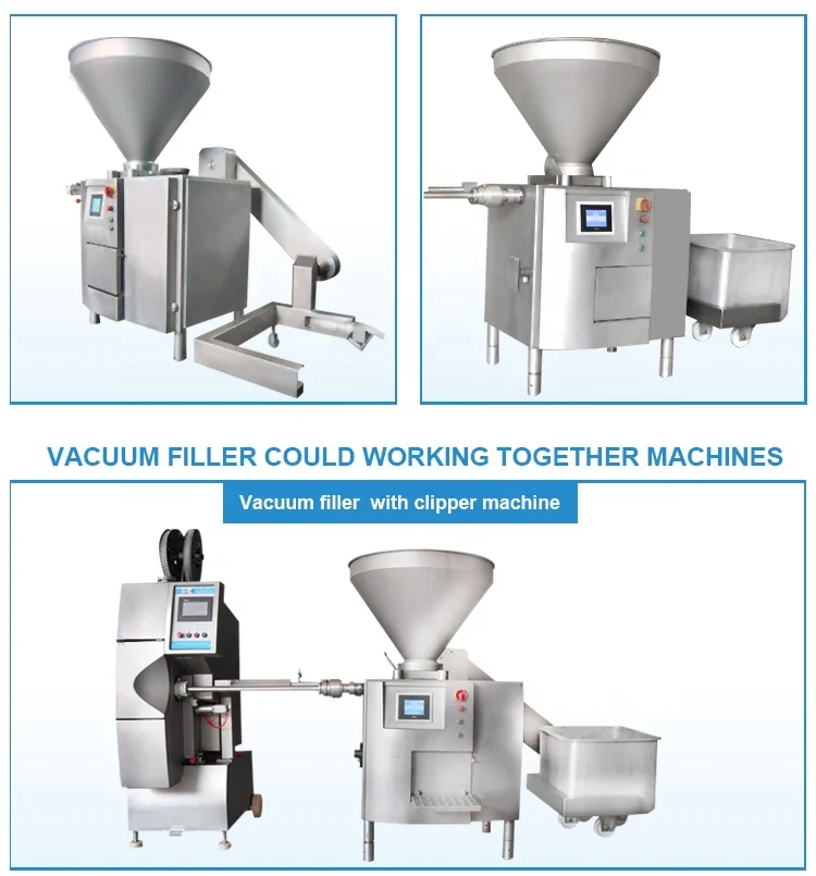 vacuum sausage stuffer zkg 3500 sausage stuffer with twister