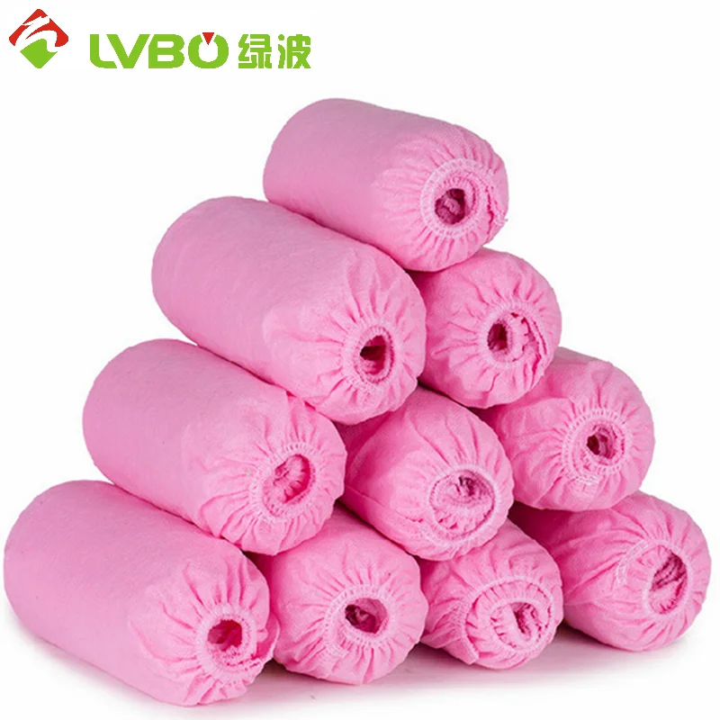 
Factory Direct sales pink shoe covers Non-slip shoe covers high quality low price disposable shoe covers 