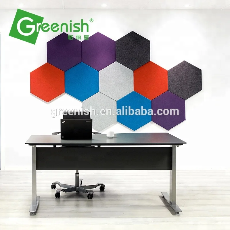 Hot sale moldable polyester fiber 3d acoustic wall panel