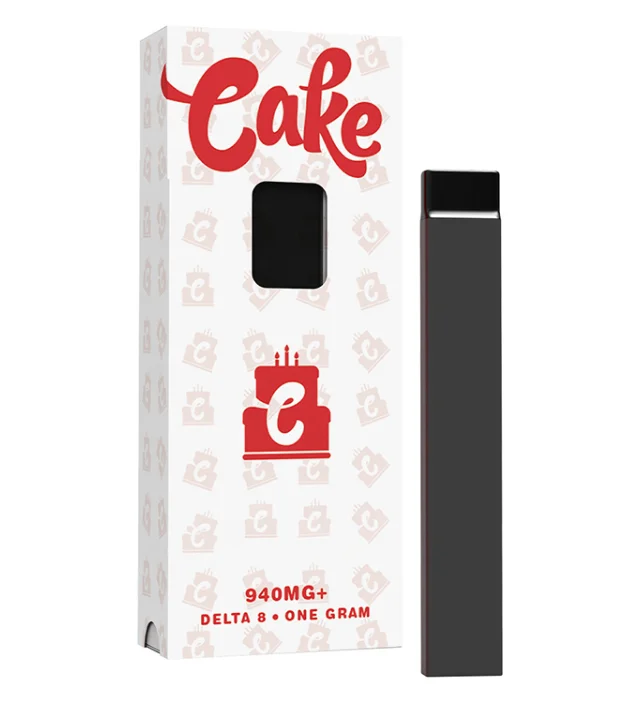 
Market hot sell empty cakes delta 8 rechargeable device 940mg with package box 