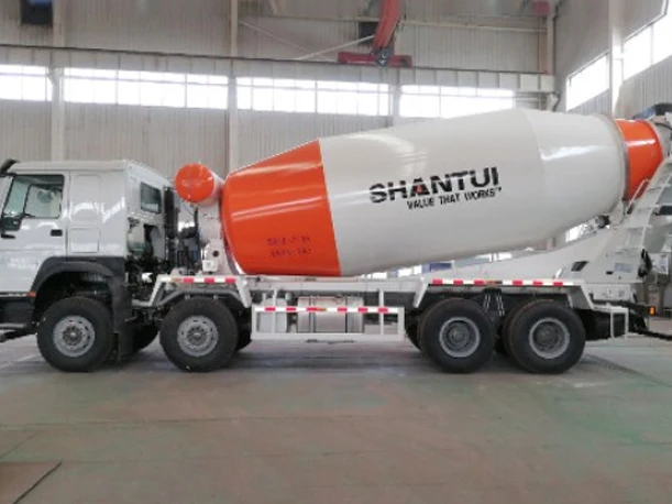 shantui 8 cubic HJC5410THB-56 concrete mixer truck for sale